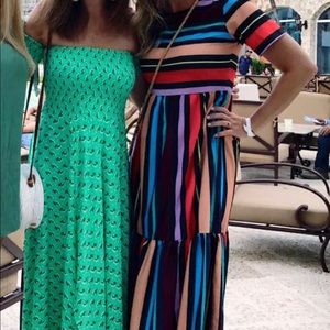 Multi-color Midi Dress